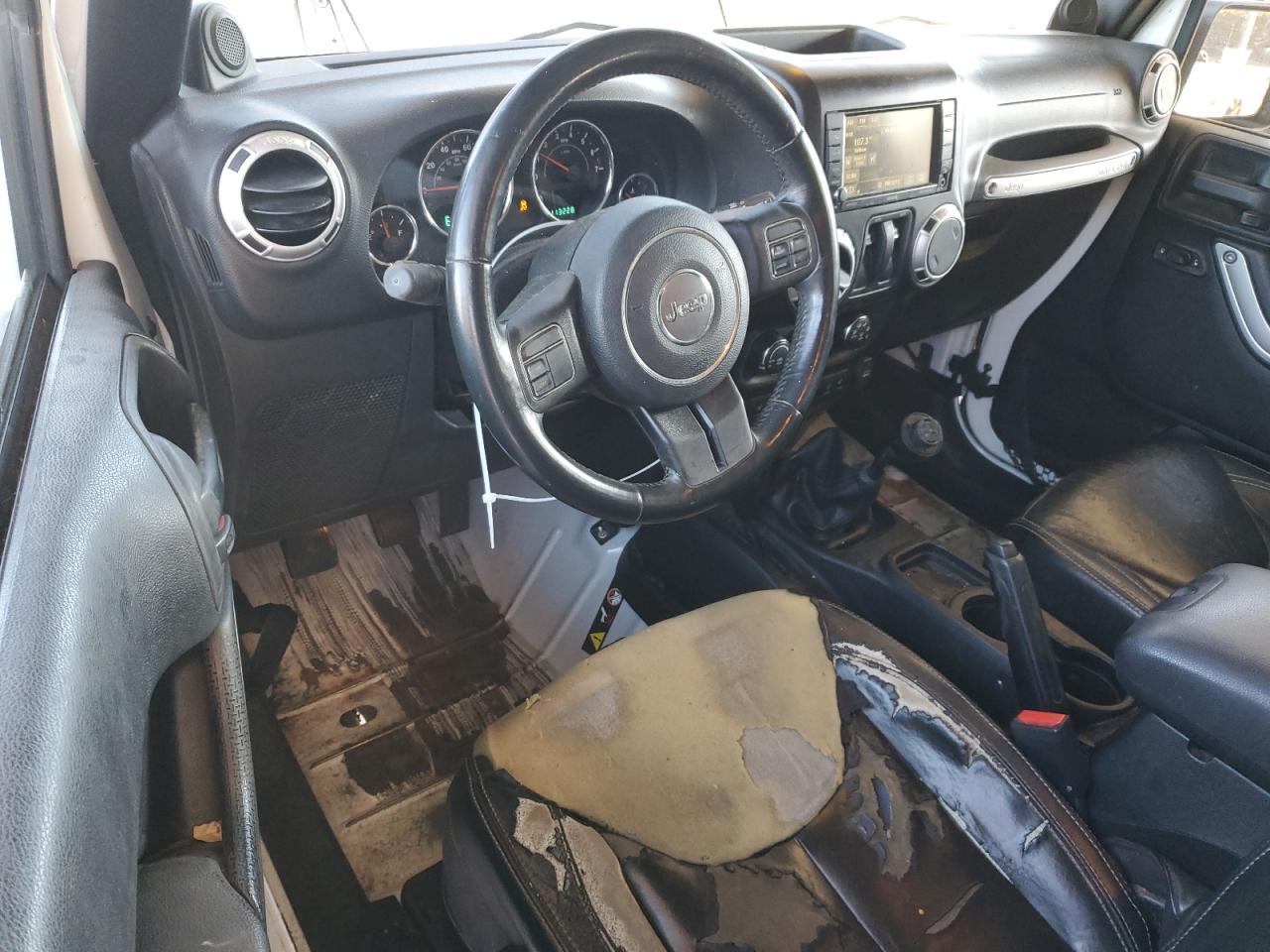 2014 Jeep Wrangler VIN 1C4AJWBG1EL168007 Copart auction photo, front end damage thumbnail 8