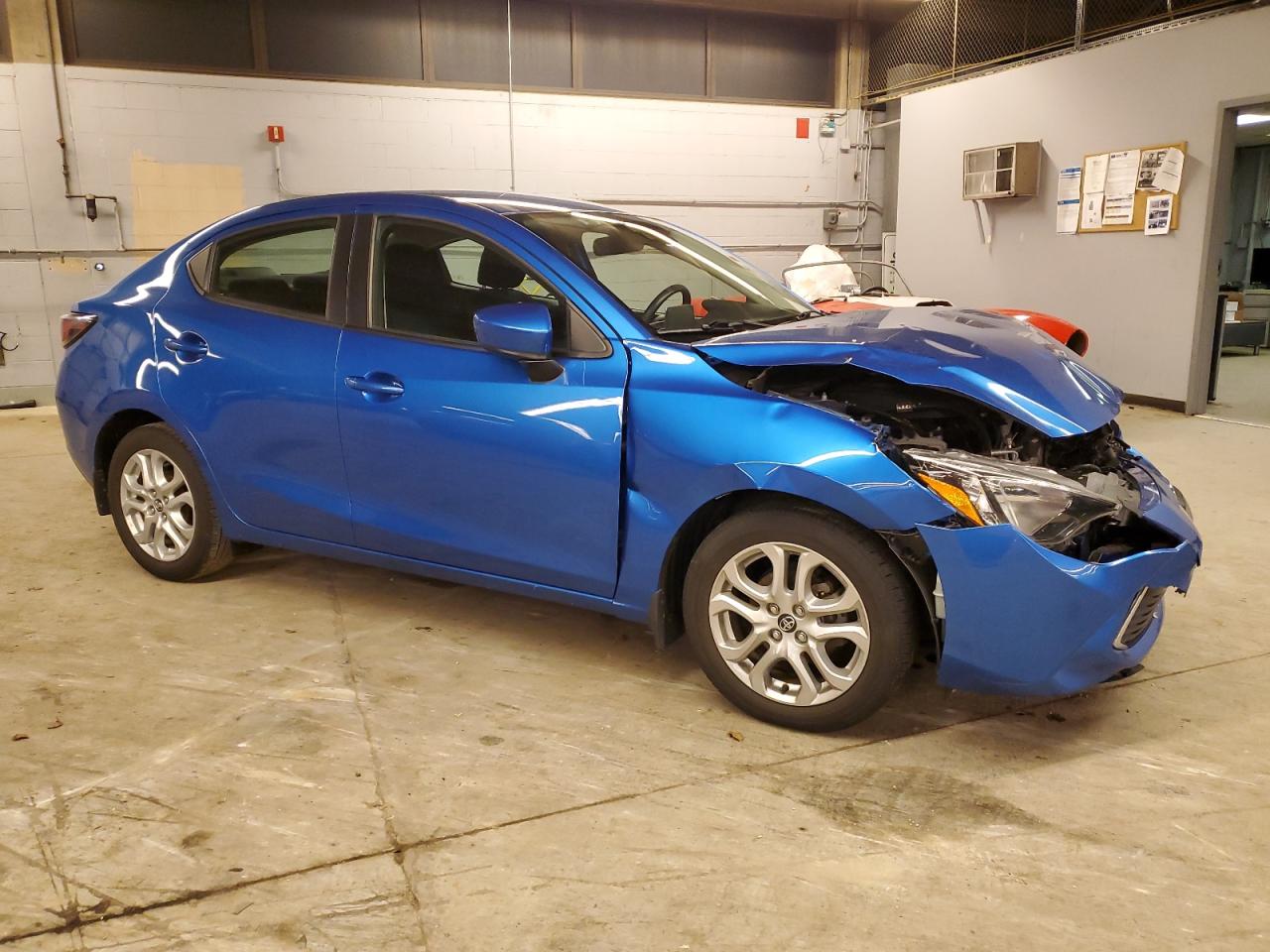 2017 Toyota Yaris VIN 3MYDLBYV3HY149963 Copart auction photo, front end / mechanical damage thumbnail 4