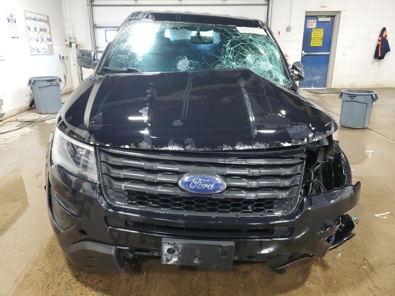 2017 Ford Explorer VIN 1FM5K8AR4HGC57124 Copart auction photo, front end / undercarriage damage thumbnail 5