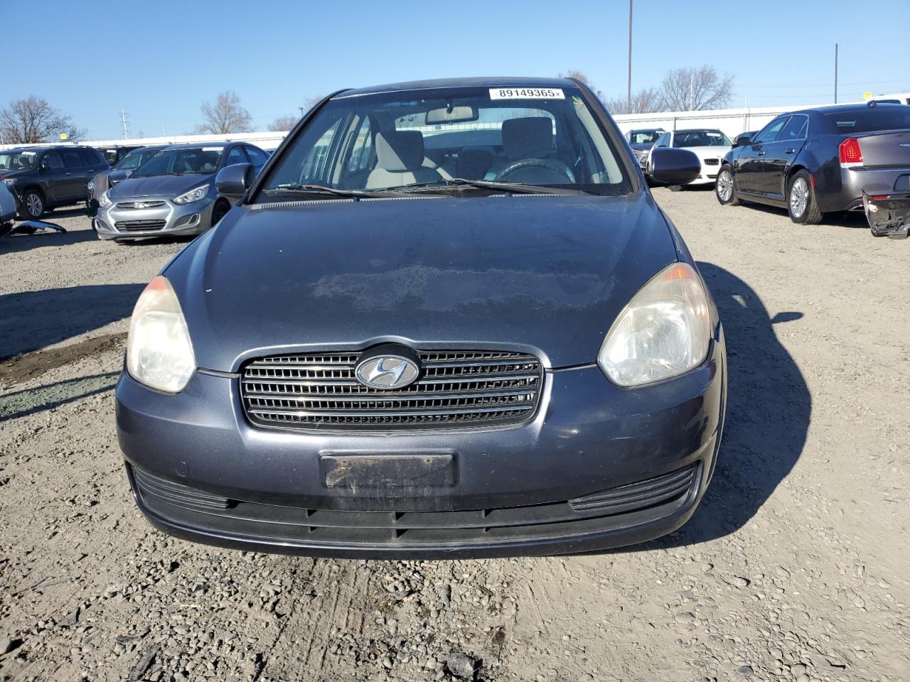 2010 Hyundai Accent VIN KMHCN4AC0AU424055 Copart auction photo, rear end / front end damage thumbnail 5