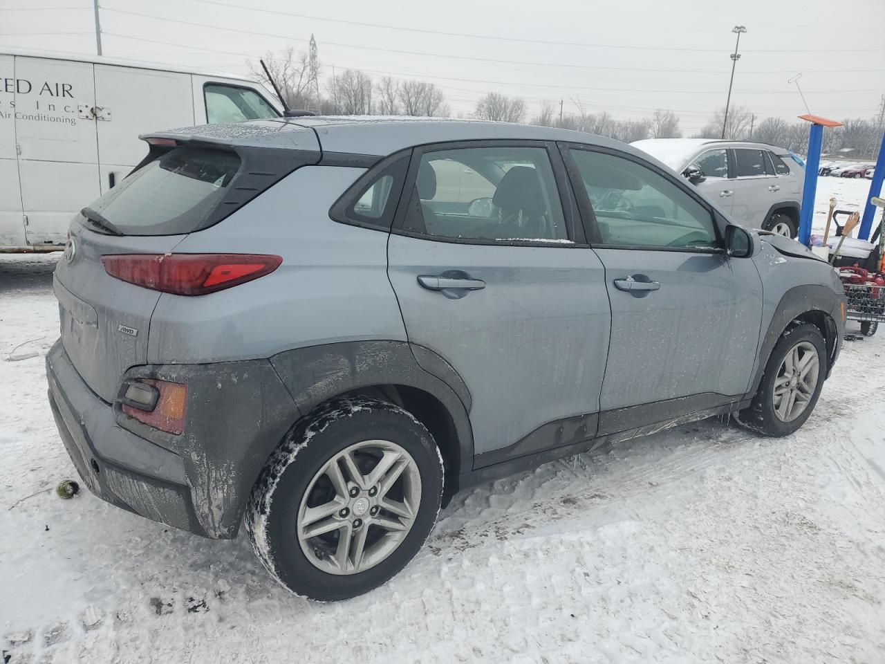 2019 Hyundai Kona VIN KM8K1CAA1KU254578 Copart auction photo, front end damage thumbnail 3