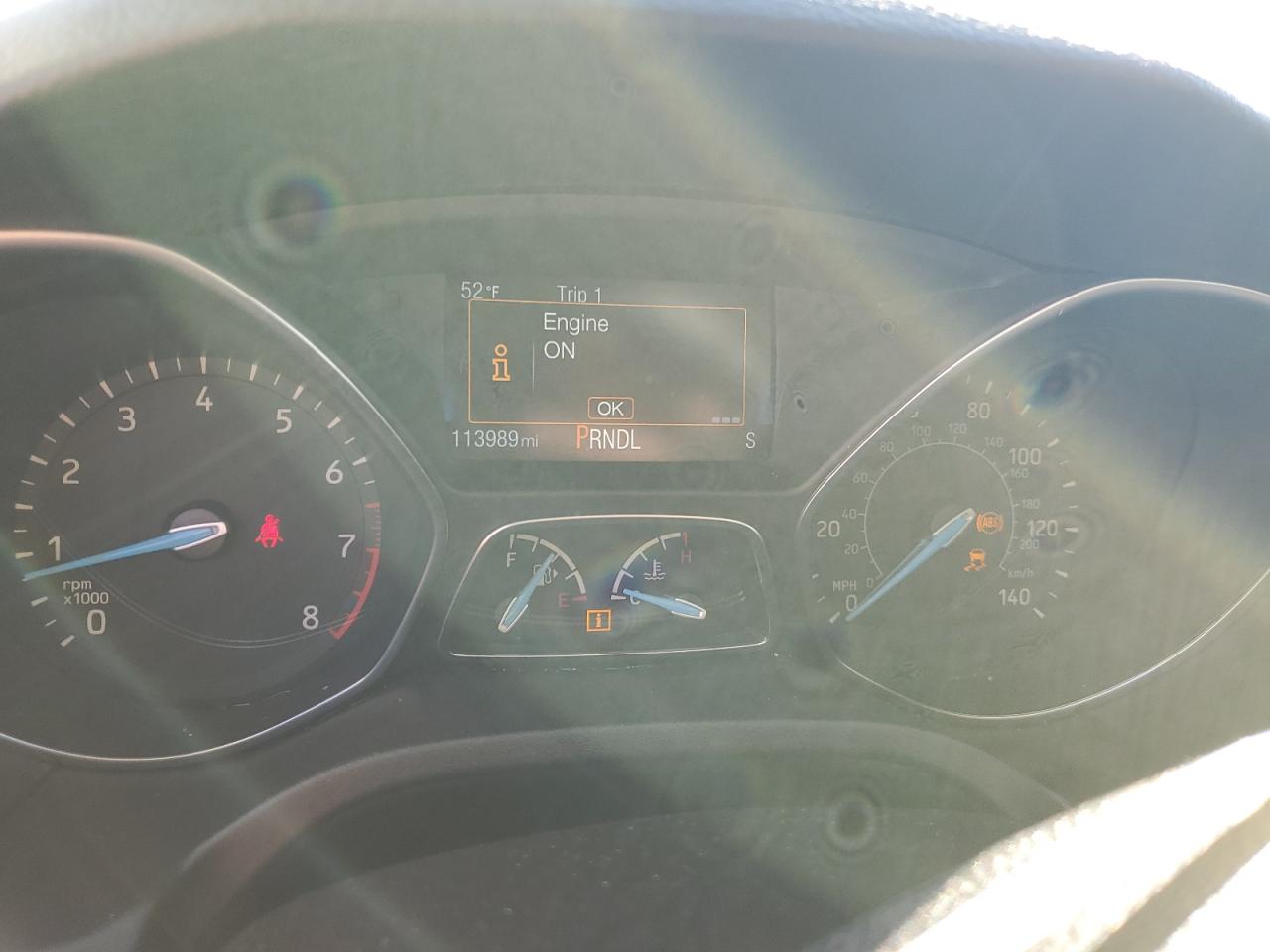 2015 Ford Focus VIN 1FADP3F2XFL206222 Copart auction photo, all over damage thumbnail 9