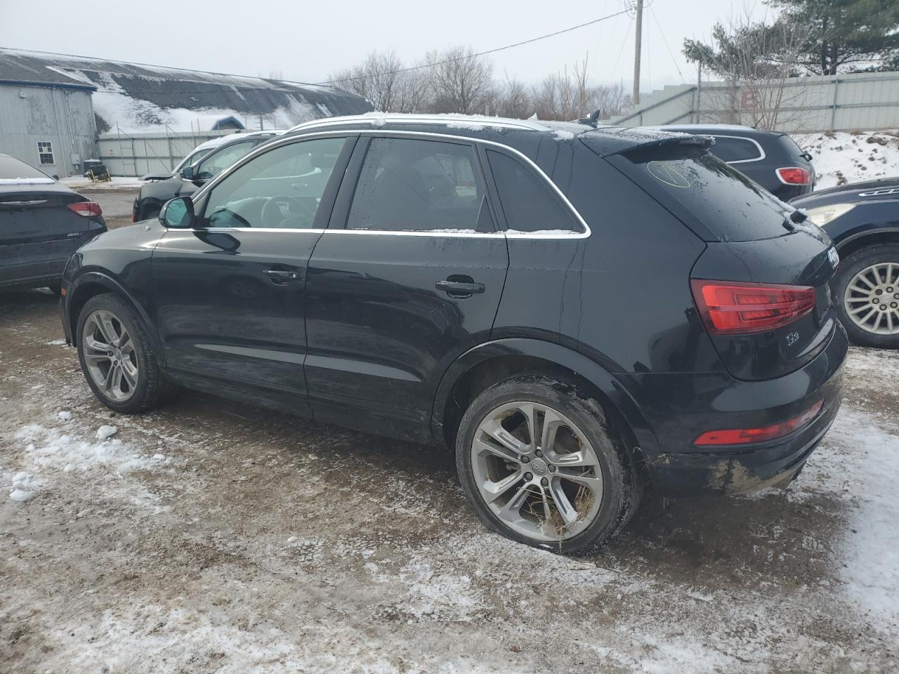 2016 Audi Q3 VIN WA1EFCFSXGR008122 Copart auction photo, front end / side damage thumbnail 2
