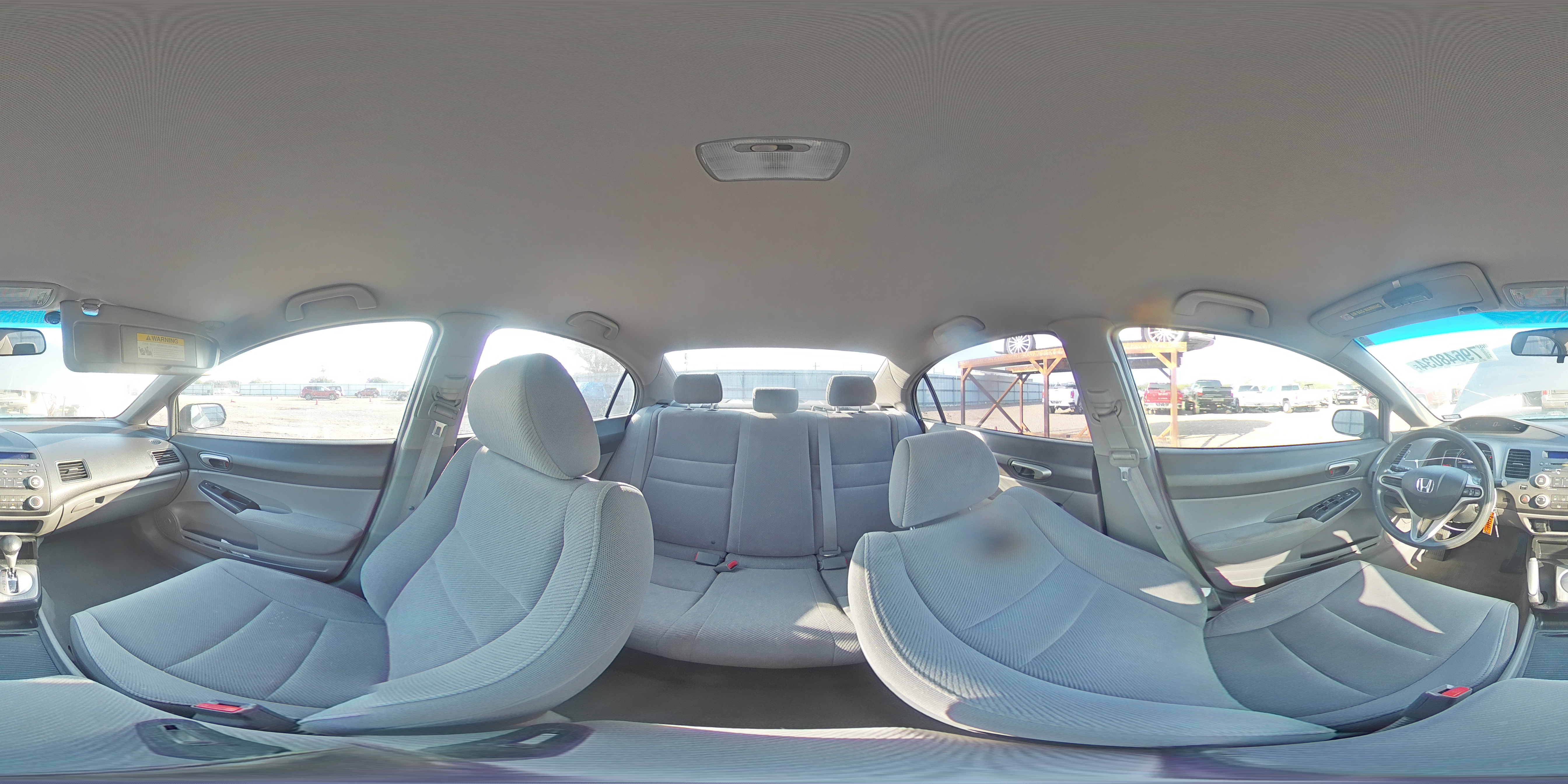 2009 Honda Civic VIN 19XFA165X9E048125 Copart auction photo, front end / undercarriage damage thumbnail 13