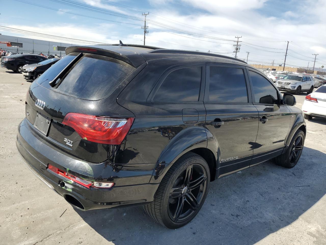 2015 Audi Q7 VIN WA1DGAFE3FD029266 Copart auction photo, front end damage thumbnail 3