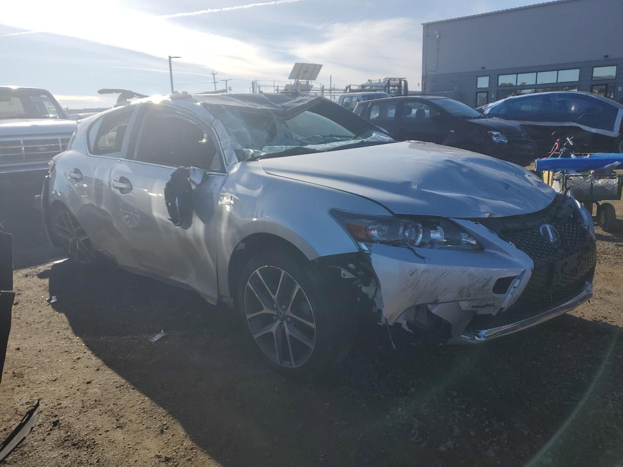 2016 Lexus CT VIN JTHKD5BH3G2270656 Copart auction photo, all over damage thumbnail 4