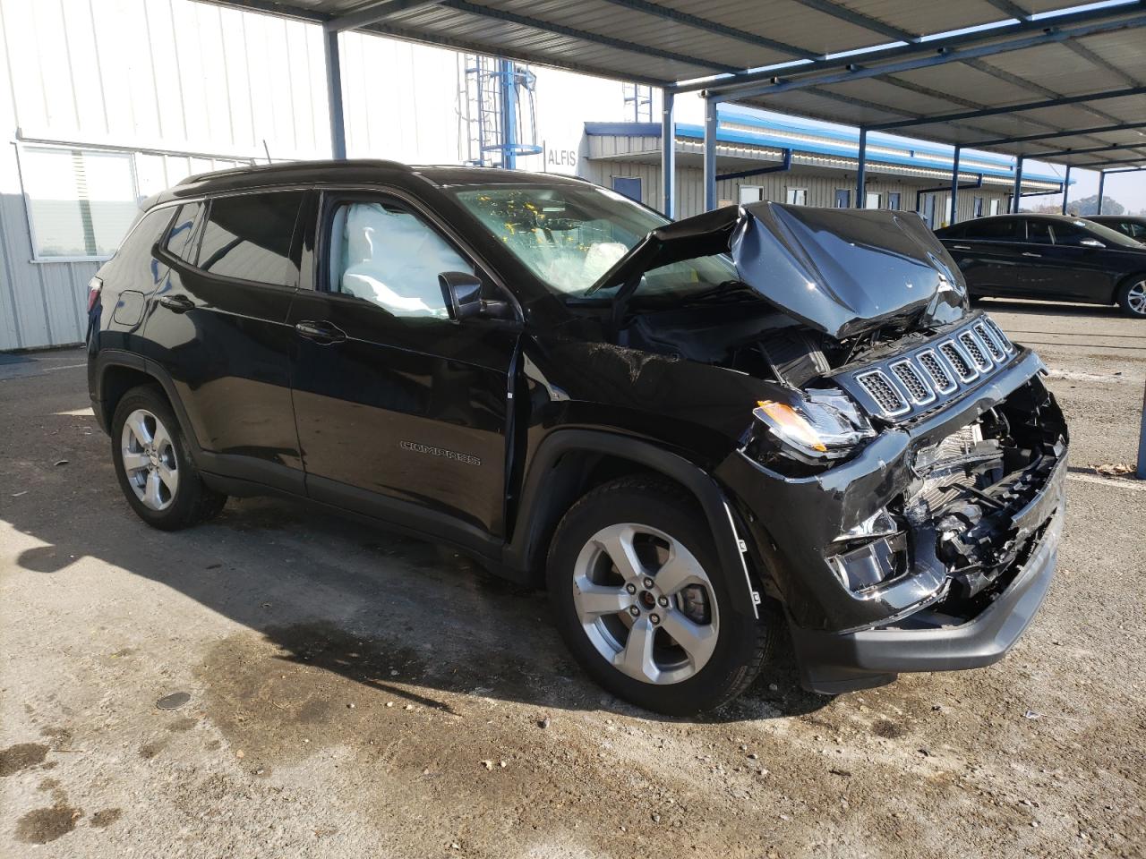 2019 Jeep Compass VIN 3C4NJCBB1KT750032 Copart auction photo, front end damage thumbnail 4