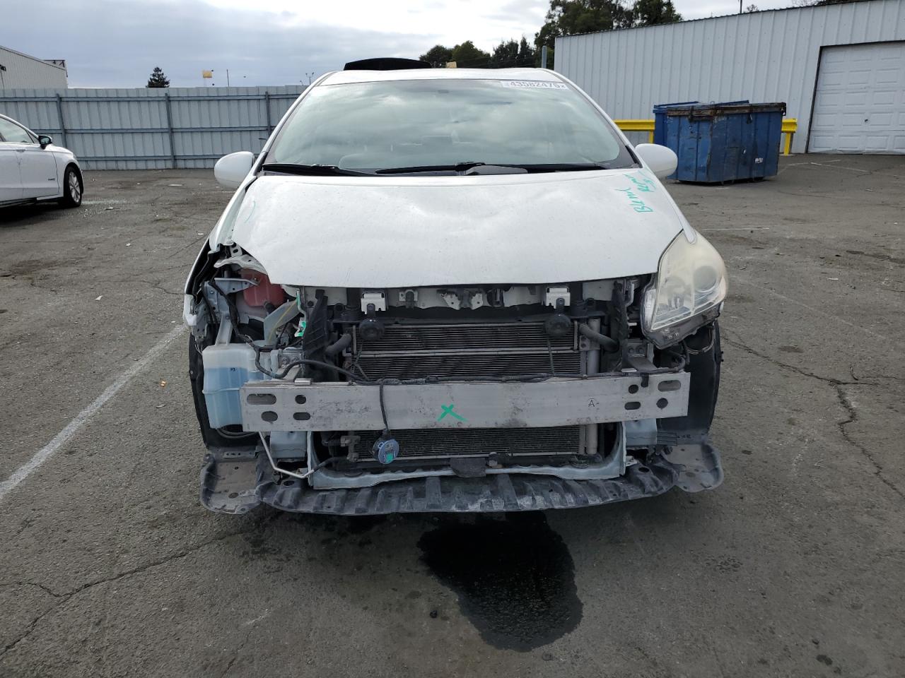 2014 Toyota Prius VIN JTDKN3DU9E1752077 Copart auction photo, front end / minor dent/scratches damage thumbnail 5