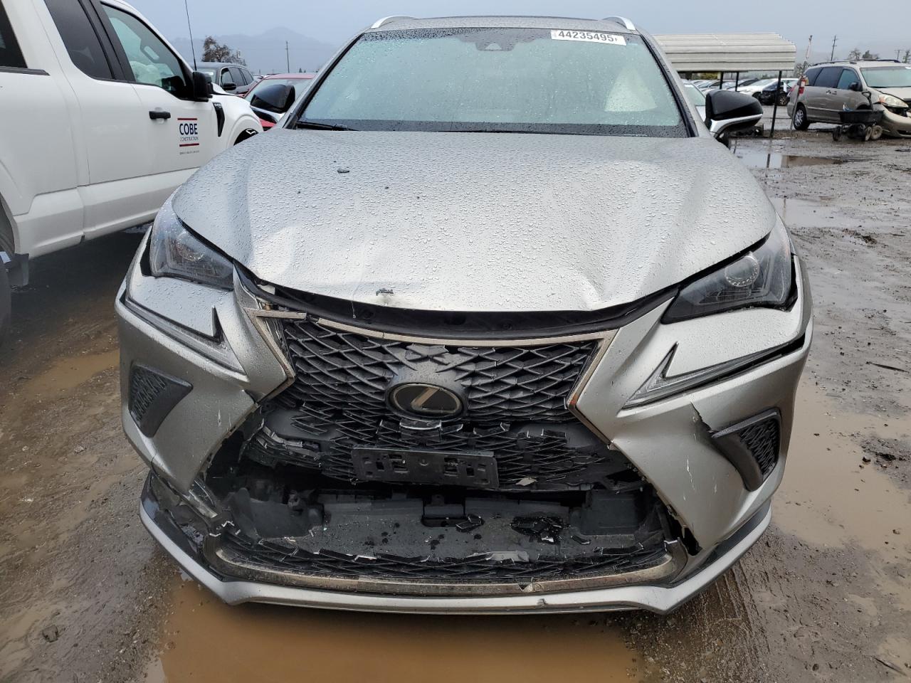 2018 Lexus NX VIN JTJBARBZ4J2160553 Copart auction photo, front end damage thumbnail 5