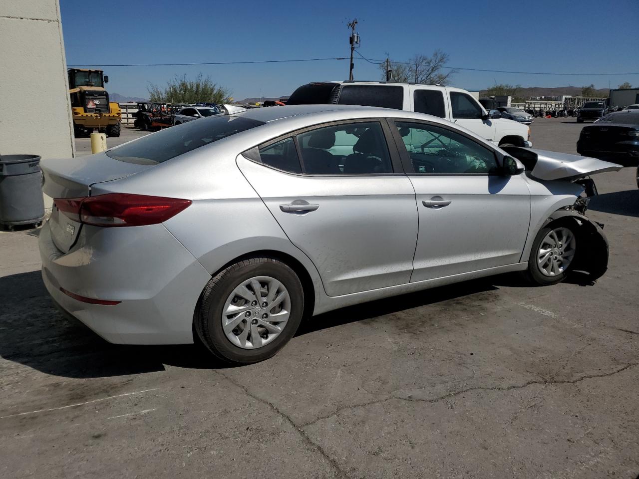 2017 Hyundai Elantra VIN KMHD74LF2HU424882 Copart auction photo, front end damage thumbnail 3
