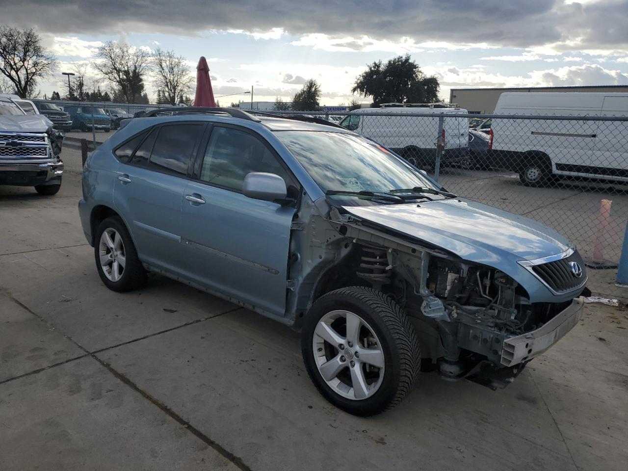 2009 Lexus RX VIN 2T2GK31U69C067342 Copart auction photo, front end / side damage thumbnail 4