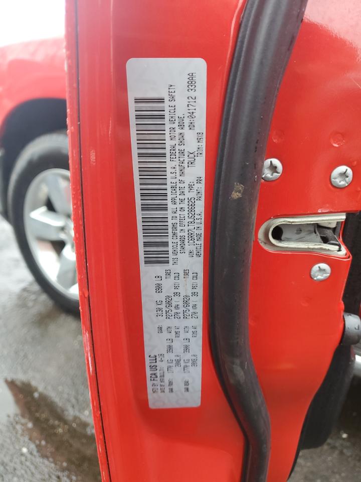 2018 RAM 1500 VIN 1C6RR7LT8JS286625 Copart auction photo, top/roof damage thumbnail 12