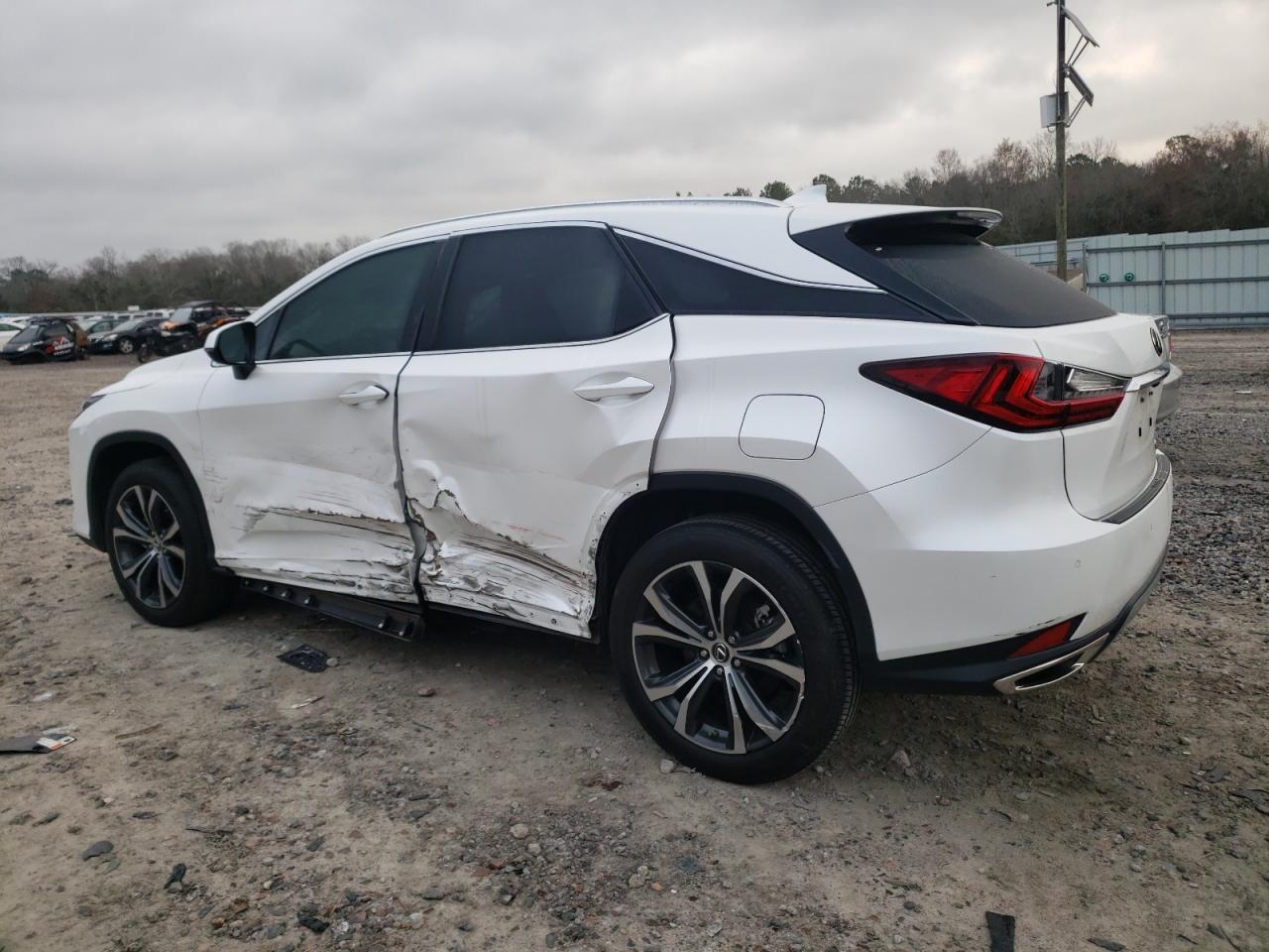 2020 Lexus RX VIN 2T2HZMAA7LC162060 Copart auction photo, side damage thumbnail 2