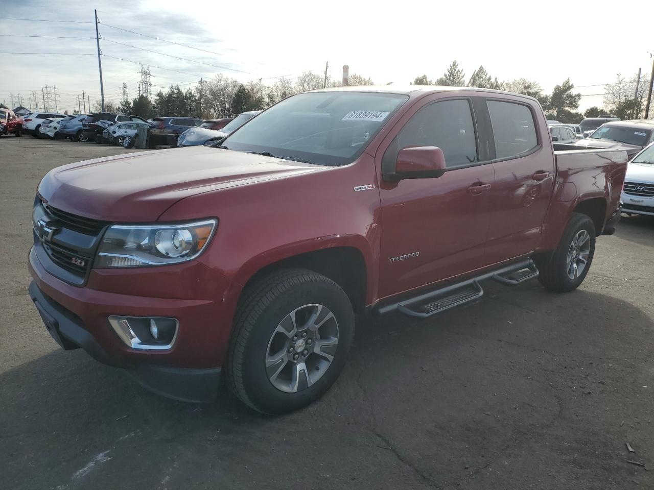 2019 Chevrolet Colorado VIN 1GCPTDE18K1144293