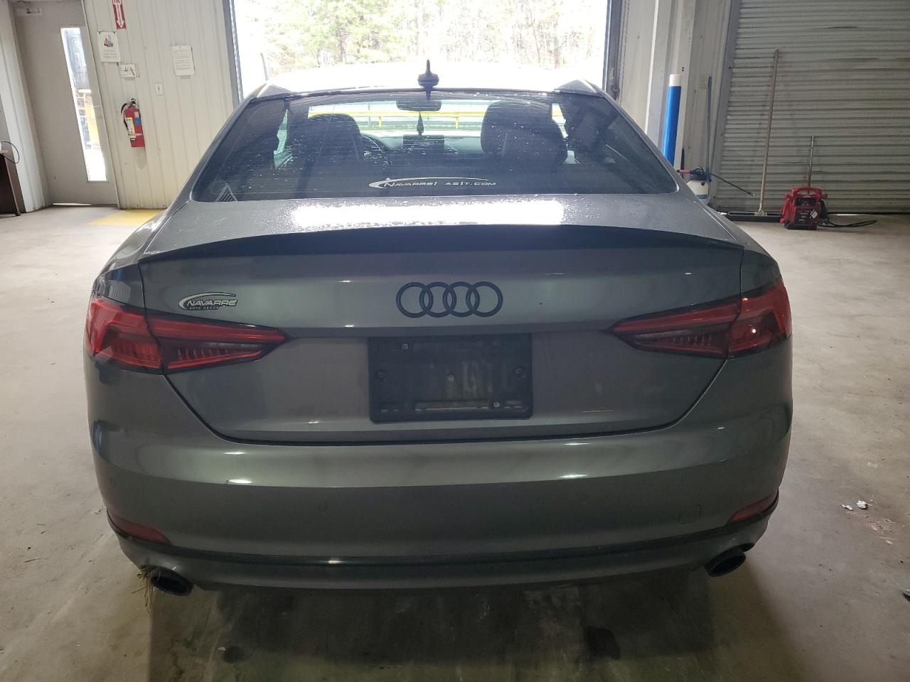 2018 Audi A5 VIN WAUPNAF59JA004145 Copart auction photo, side / front end damage thumbnail 6