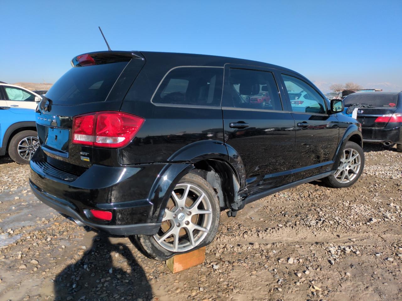 2019 Dodge Journey VIN 3C4PDCEG8KT737365 Copart auction photo, side damage thumbnail 3