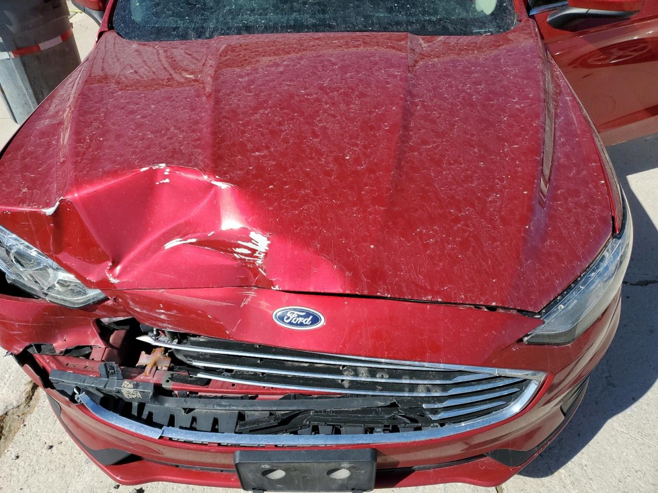 2020 Ford Fusion VIN 3FA6P0HD6LR162173 Copart auction photo, front end / minor dent/scratches damage thumbnail 11