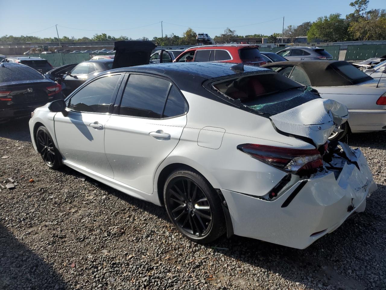 2023 Toyota Camry VIN 4T1K61AK4PU091382 Copart auction photo, rear end damage thumbnail 2