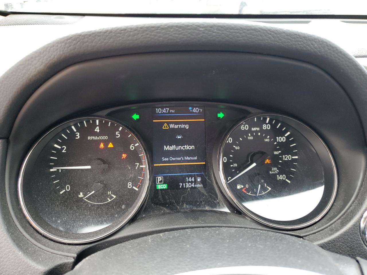 2020 Nissan Rogue VIN JN8AT2MV0LW132629 Copart auction photo, front end damage thumbnail 9