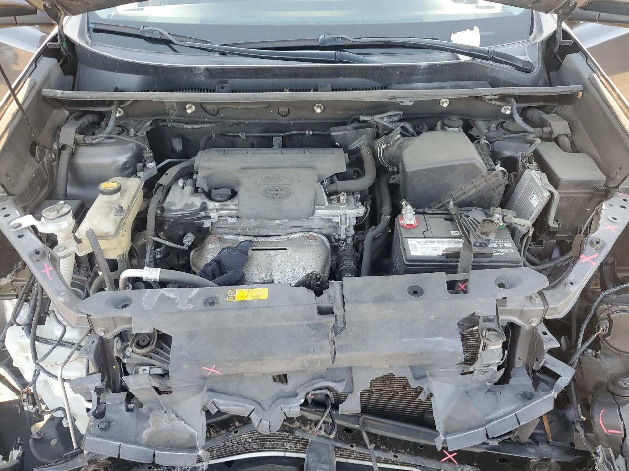 2013 Toyota RAV 4 VIN 2T3YFREV9DW027063 Copart auction photo, front end damage thumbnail 12