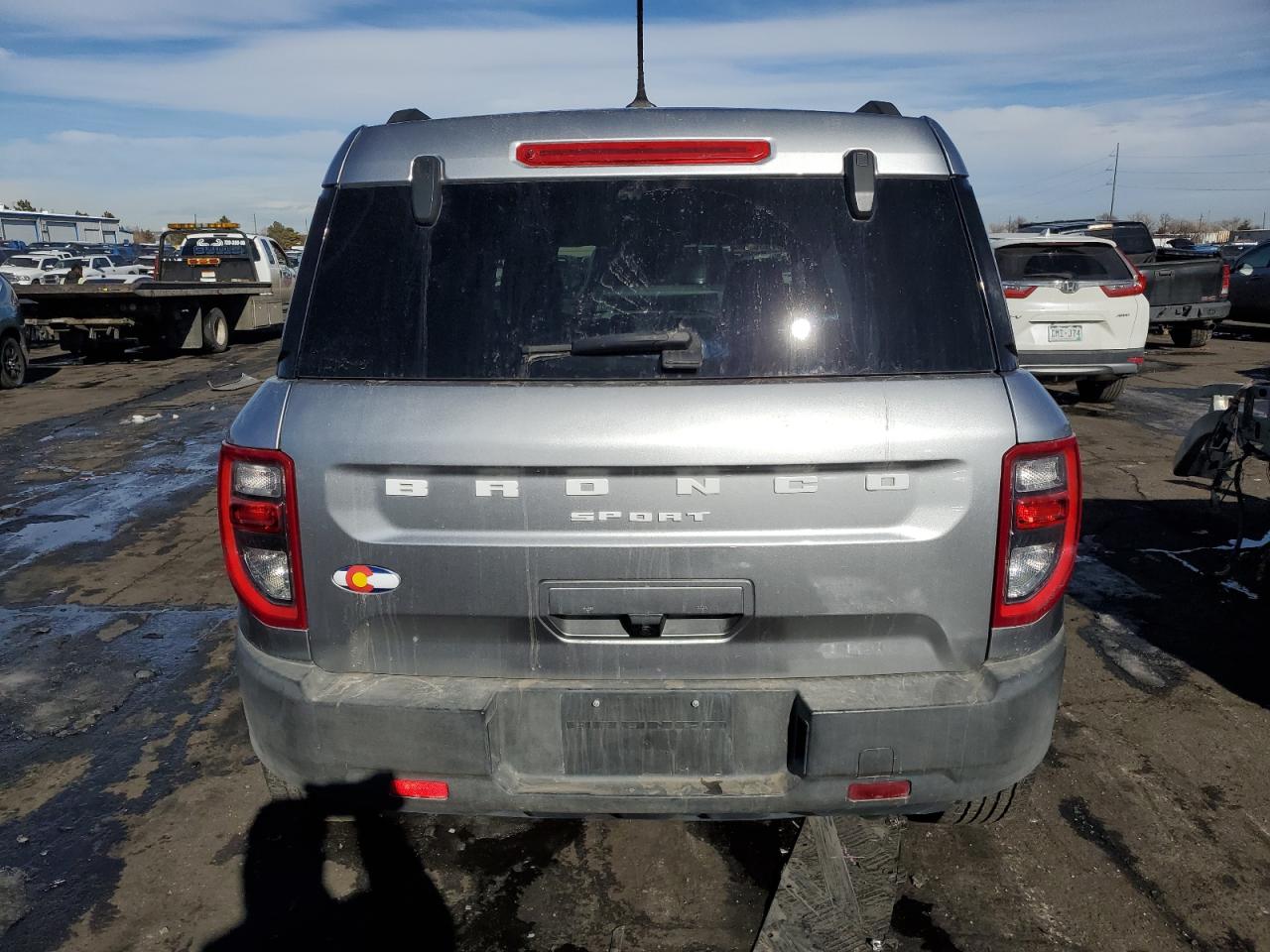 2021 Ford Bronco VIN 3FMCR9B64MRA79599 Copart auction photo, front end damage thumbnail 6