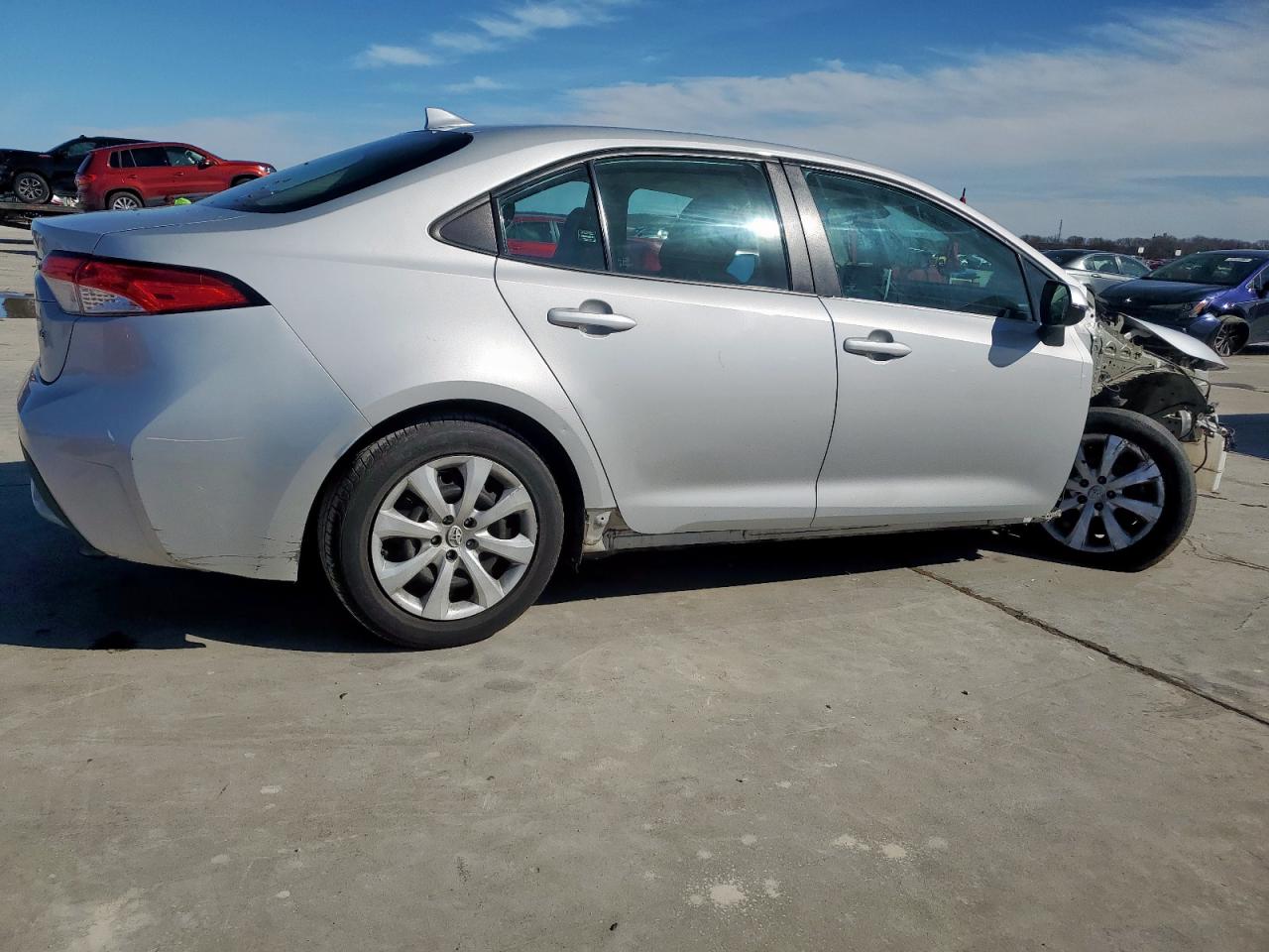 2021 Toyota Corolla VIN 5YFEPMAE0MP213920 Copart auction photo, front end / all over damage thumbnail 3