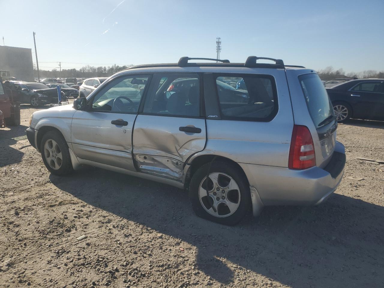 2004 Subaru Forester VIN JF1SG65604H720223 Copart auction photo, side / minor dent/scratches damage thumbnail 2