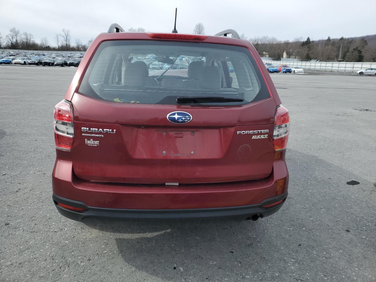 2015 Subaru Forester VIN JF2SJABCXFH460040 Copart auction photo, front end damage thumbnail 6