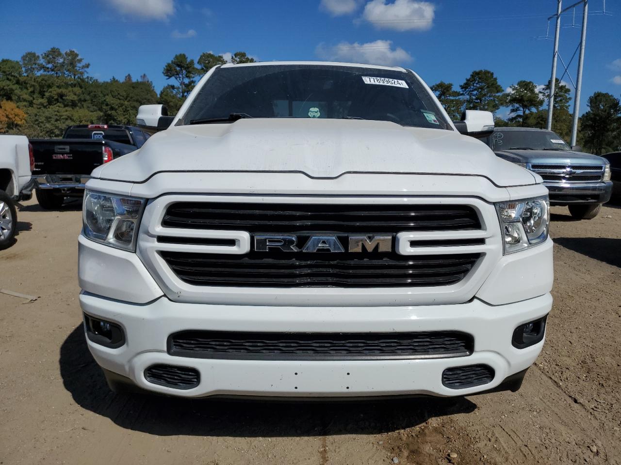 2019 RAM 1500 VIN 1C6RREBT1KN913008 Copart auction photo, side damage thumbnail 5