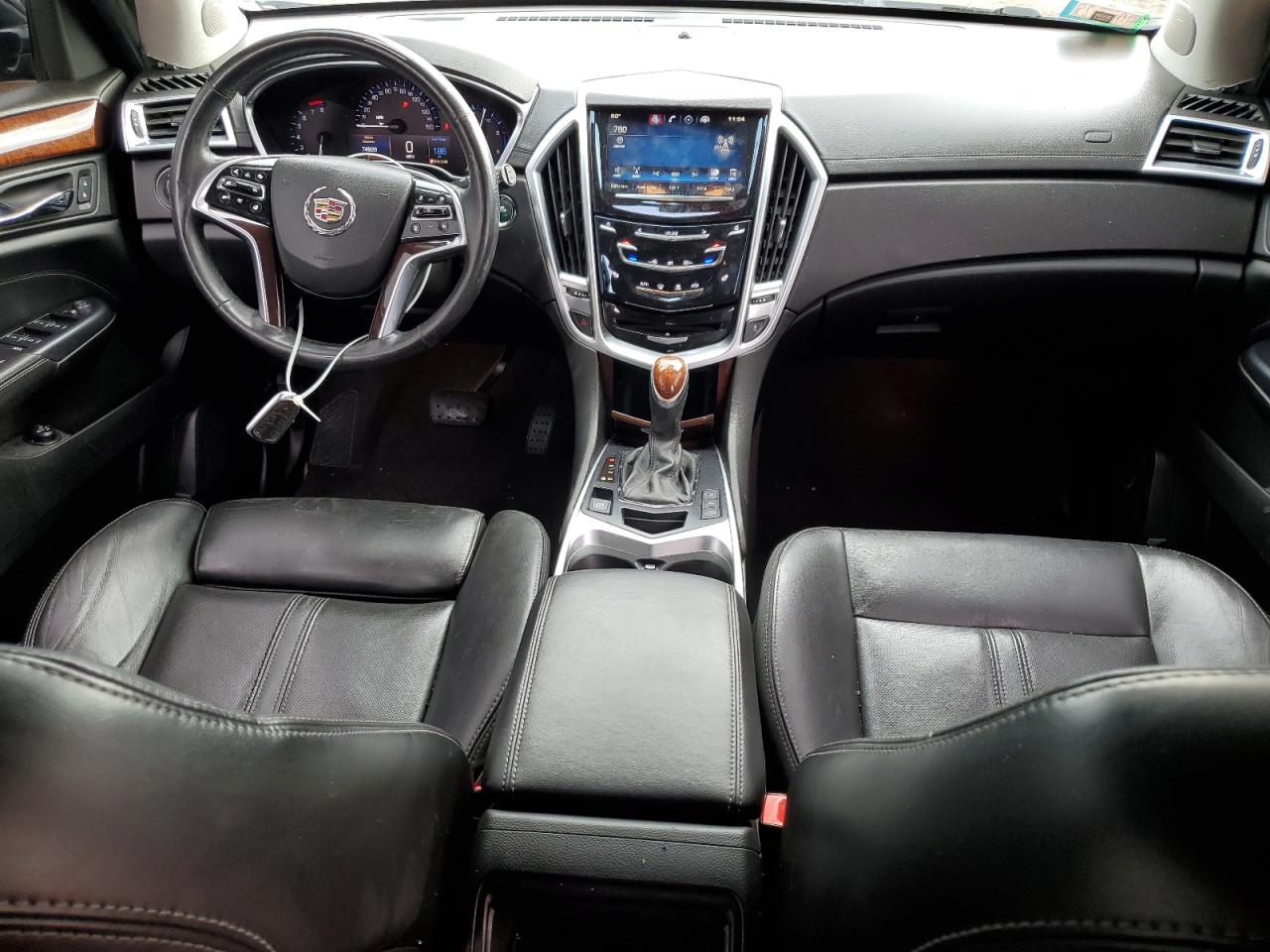 2015 Cadillac SRX VIN 3GYFNBE33FS518982 Copart auction photo, side / front end damage thumbnail 8
