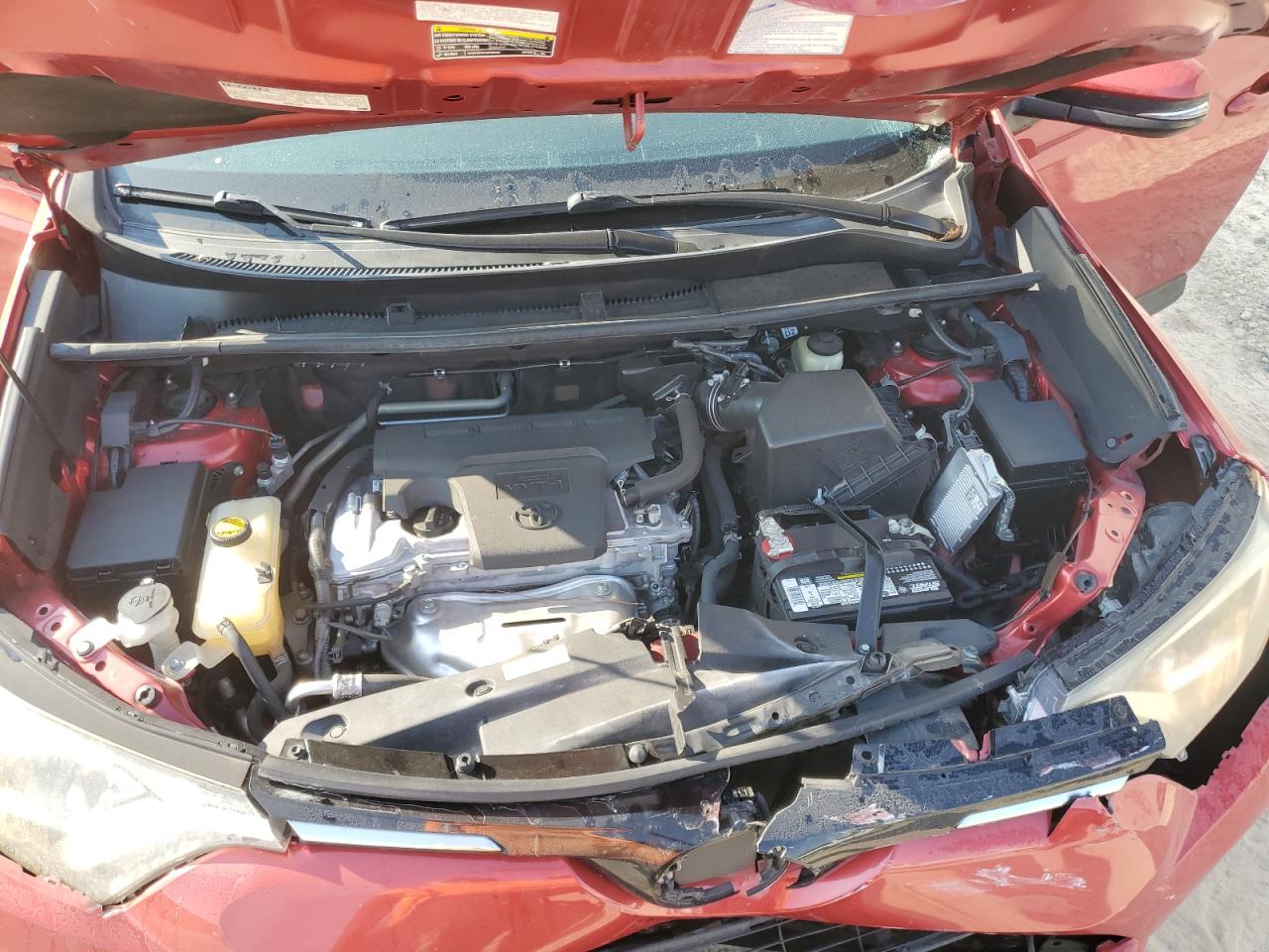 2016 Toyota RAV 4 VIN 2T3RFREV4GW465837 Copart auction photo, front end damage thumbnail 12