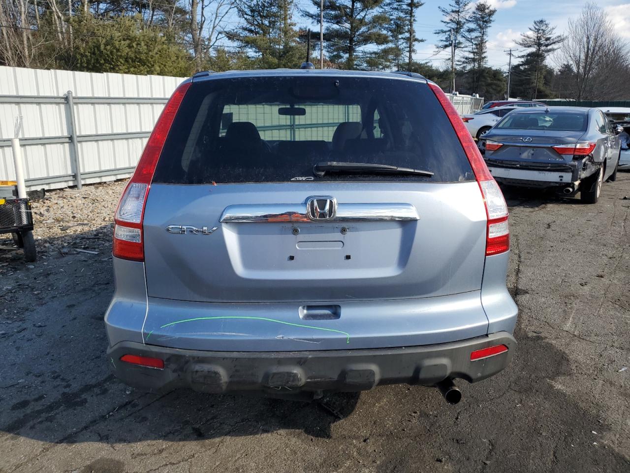 2008 Honda CR-V VIN 5J6RE48758L044968 Copart auction photo, rear end damage thumbnail 6