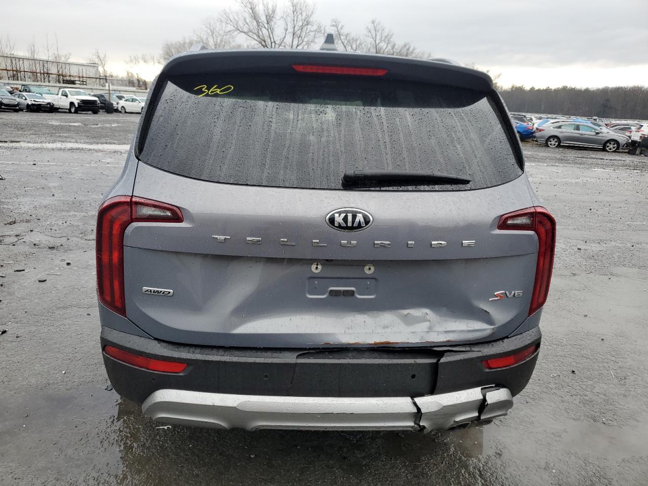 2020 KIA Telluride VIN 5XYP6DHC4LG081716 Copart auction photo, side / rear end damage thumbnail 6