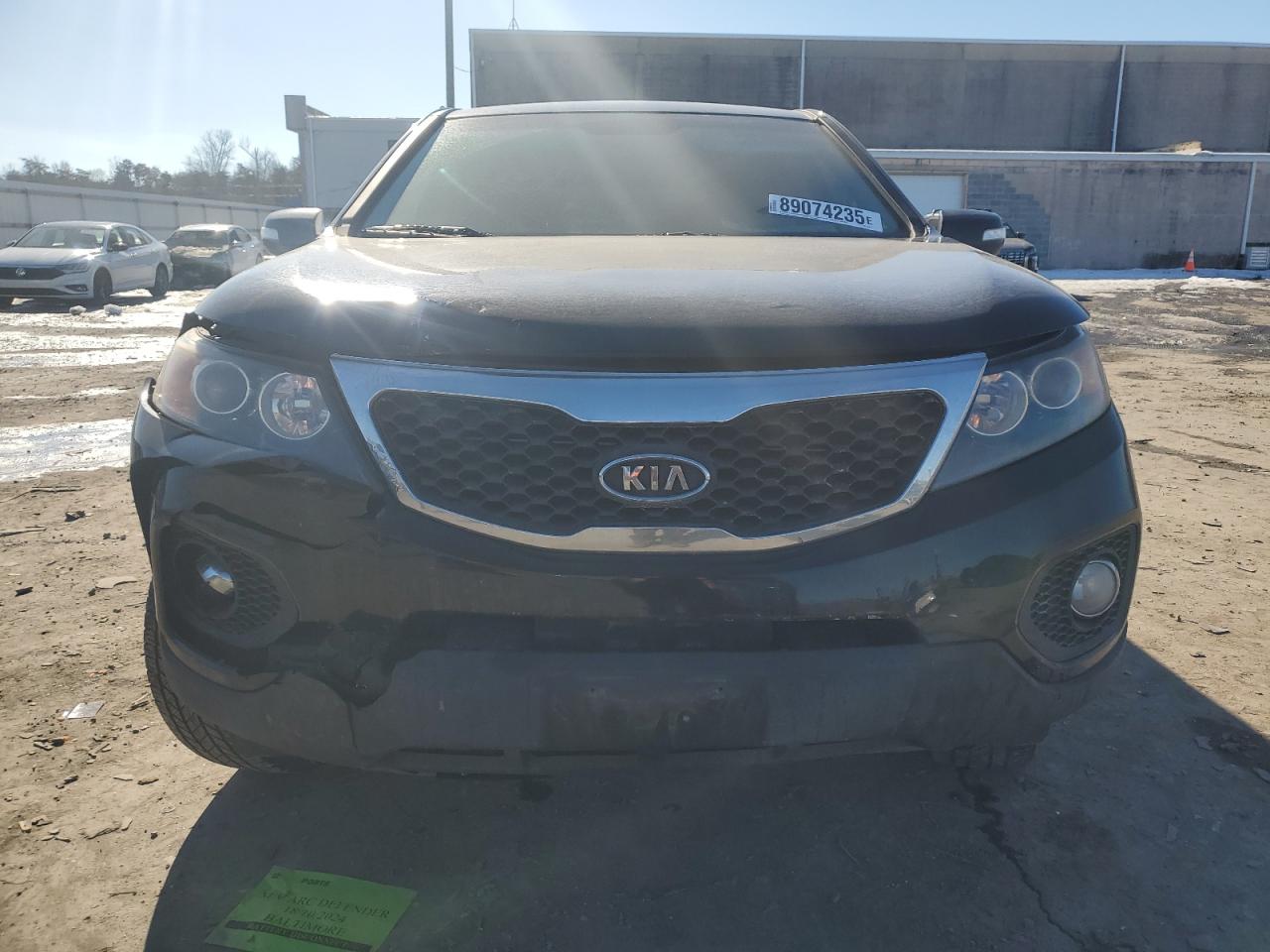 2013 KIA Sorento VIN 5XYKT3A10DG383673 Copart auction photo, front end / minor dent/scratches damage thumbnail 5