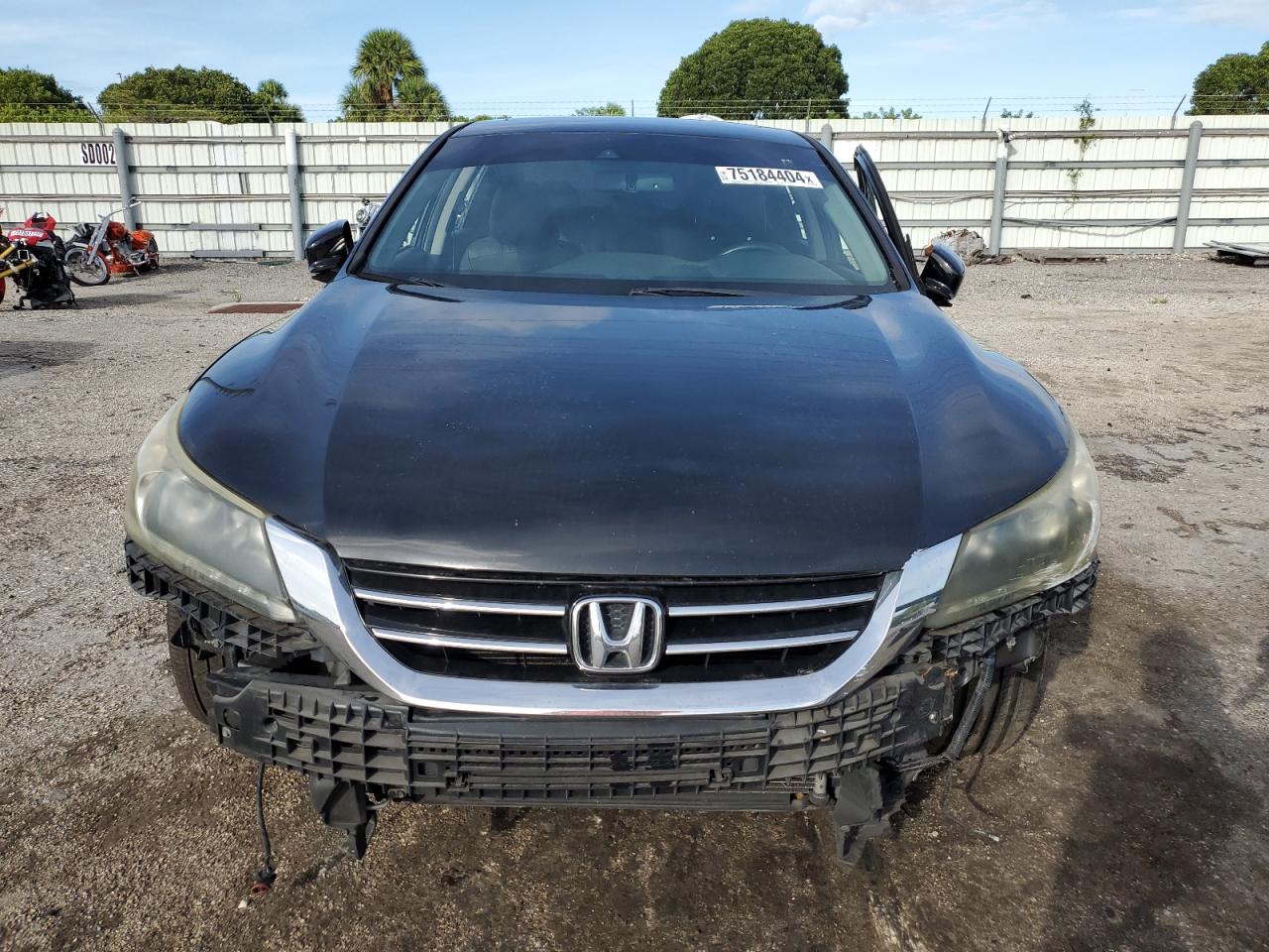 2014 Honda Accord VIN 1HGCR3F85EA025710 Copart auction photo, front end damage thumbnail 5