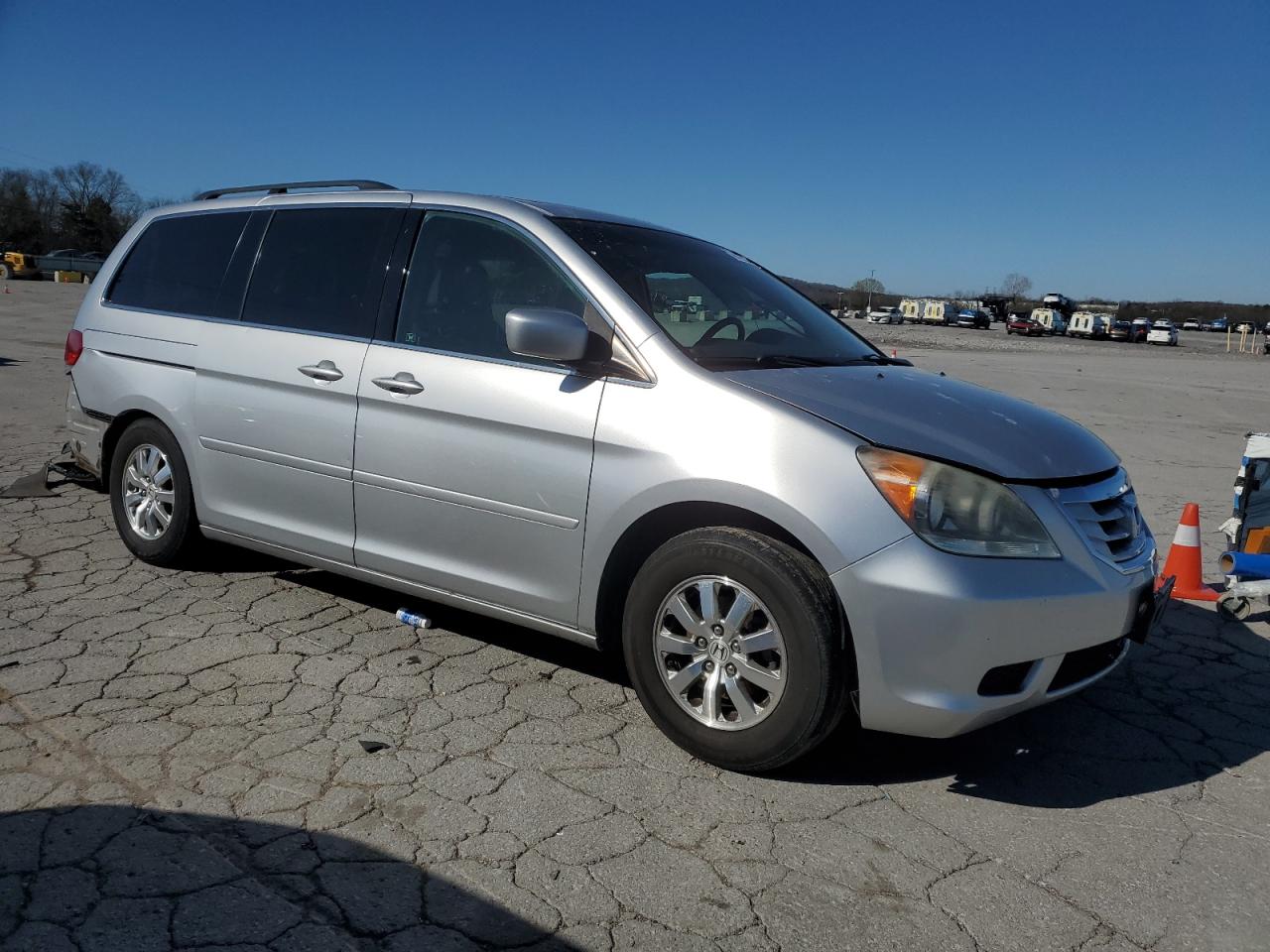 2010 Honda Odyssey VIN 5FNRL3H7XAB005503 Copart auction photo, rear end / side damage thumbnail 4