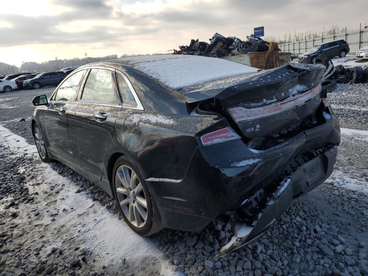 2014 Lincoln MKZ VIN 3LN6L2GKXER825826 Copart auction photo, rear end damage thumbnail 2