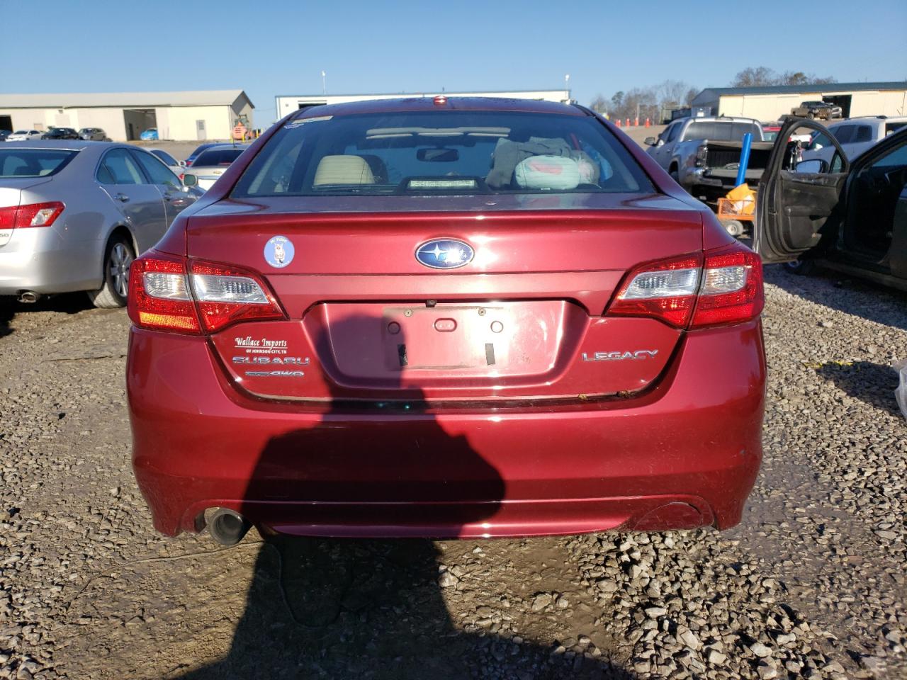 2015 Subaru Legacy VIN 4S3BNBN69F3074527 Copart auction photo, undercarriage / front end damage thumbnail 6