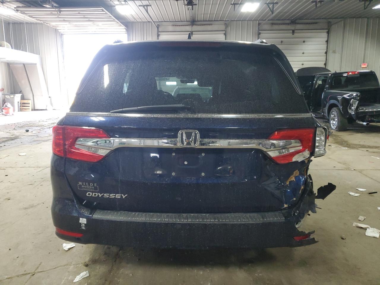 2020 Honda Odyssey VIN 5FNRL6H75LB033441 Copart auction photo, rear end damage thumbnail 6