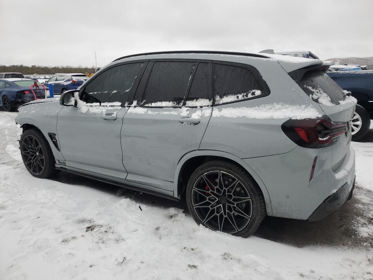 2022 BMW X3 M VIN 5YM13EC02N9L76701 Copart auction photo, front end / minor dent/scratches damage thumbnail 2