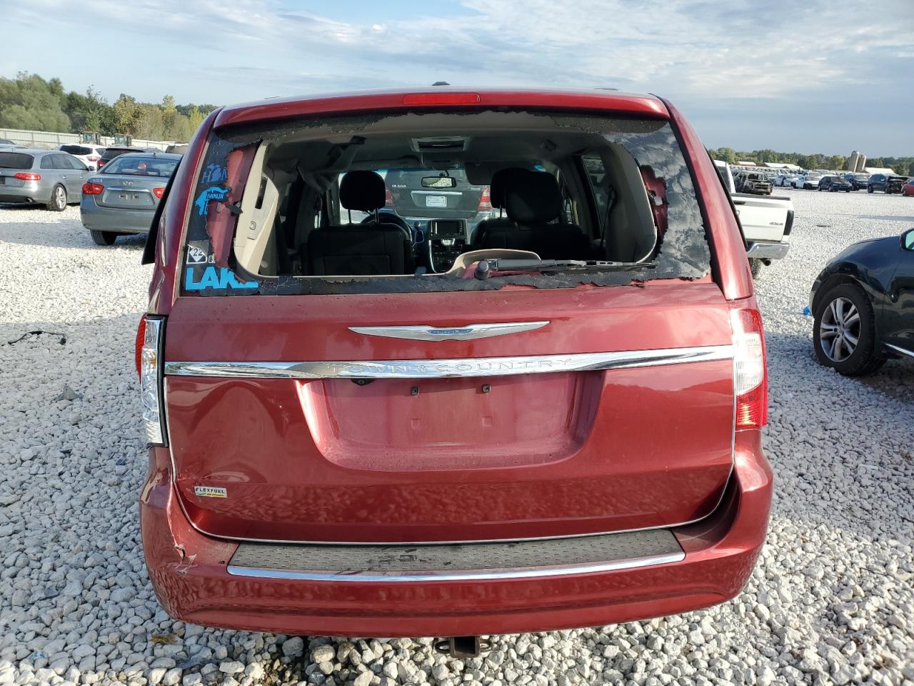 2014 Chrysler Town & Country VIN 2C4RC1BGXER255668 Copart auction photo, all over damage thumbnail 6