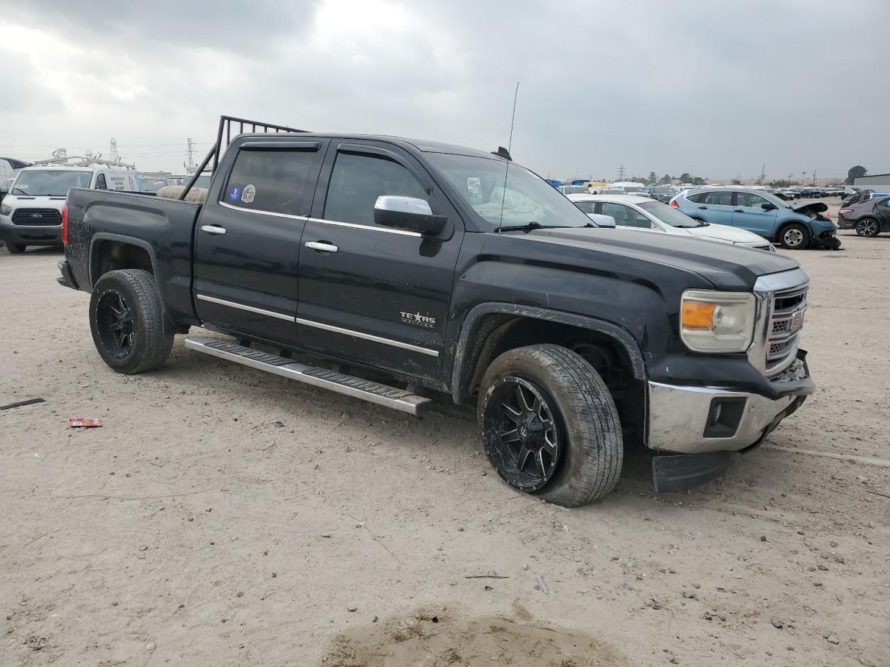 2015 GMC Sierra VIN 3GTP1VEC7FG230232 Copart auction photo, front end / undercarriage damage thumbnail 4