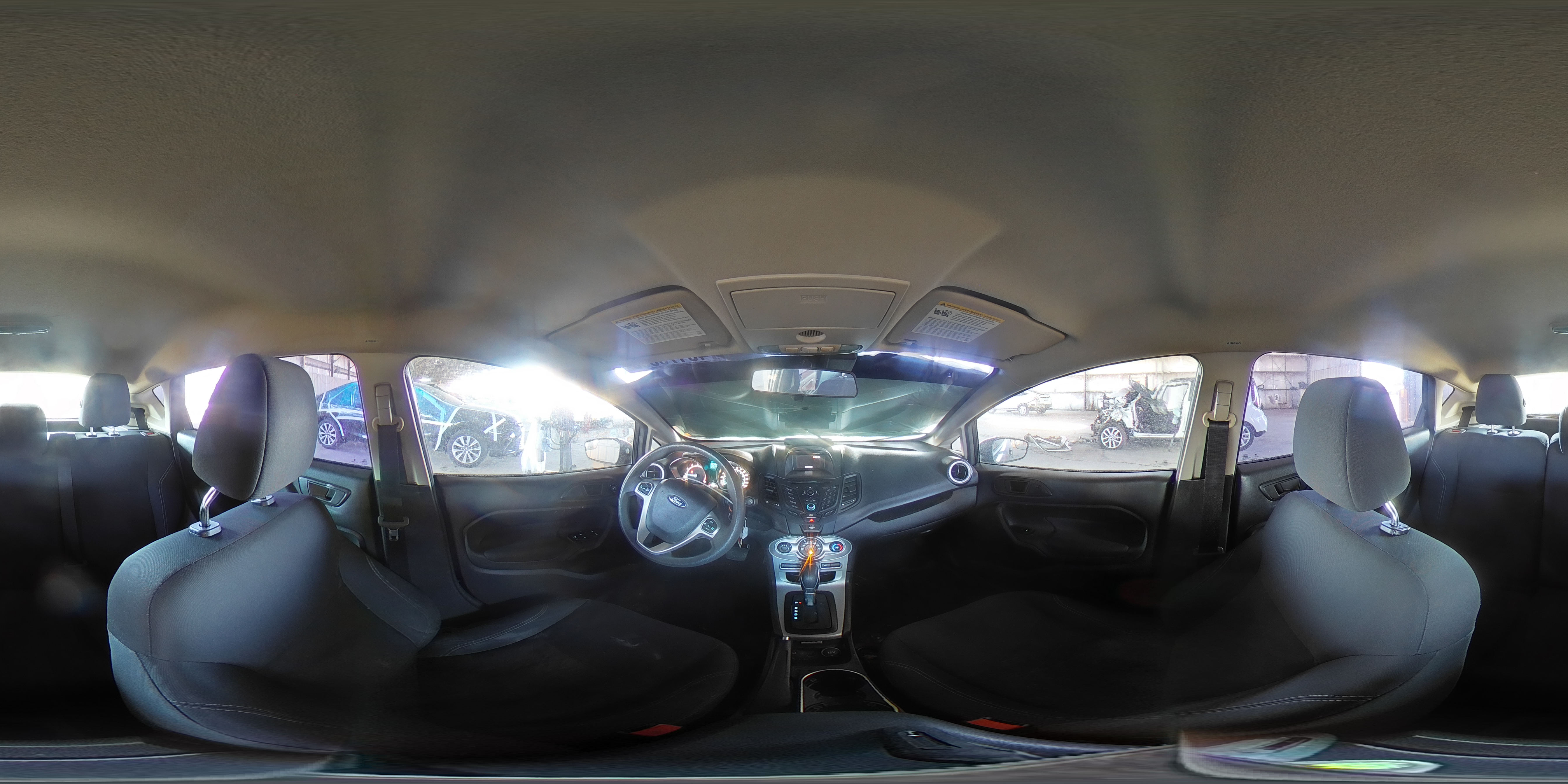2018 Ford Fiesta VIN 3FADP4EJXJM104702 Copart auction photo, front end damage thumbnail 12