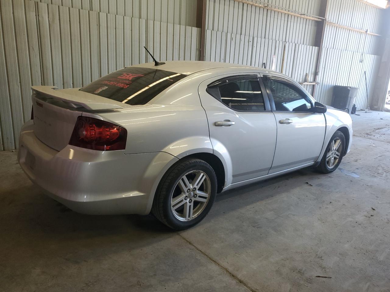 2012 Dodge Avenger VIN 1C3CDZAG8CN291344 Copart auction photo, front end damage thumbnail 3
