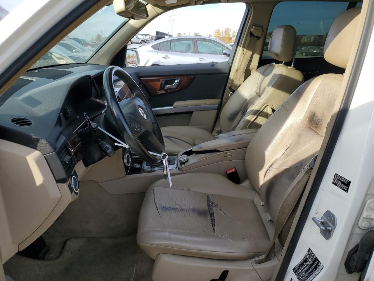 2010 Mercedes-Benz GLK-klasse VIN WDCGG8HB6AF389038 Copart auction photo, vandalism damage thumbnail 7