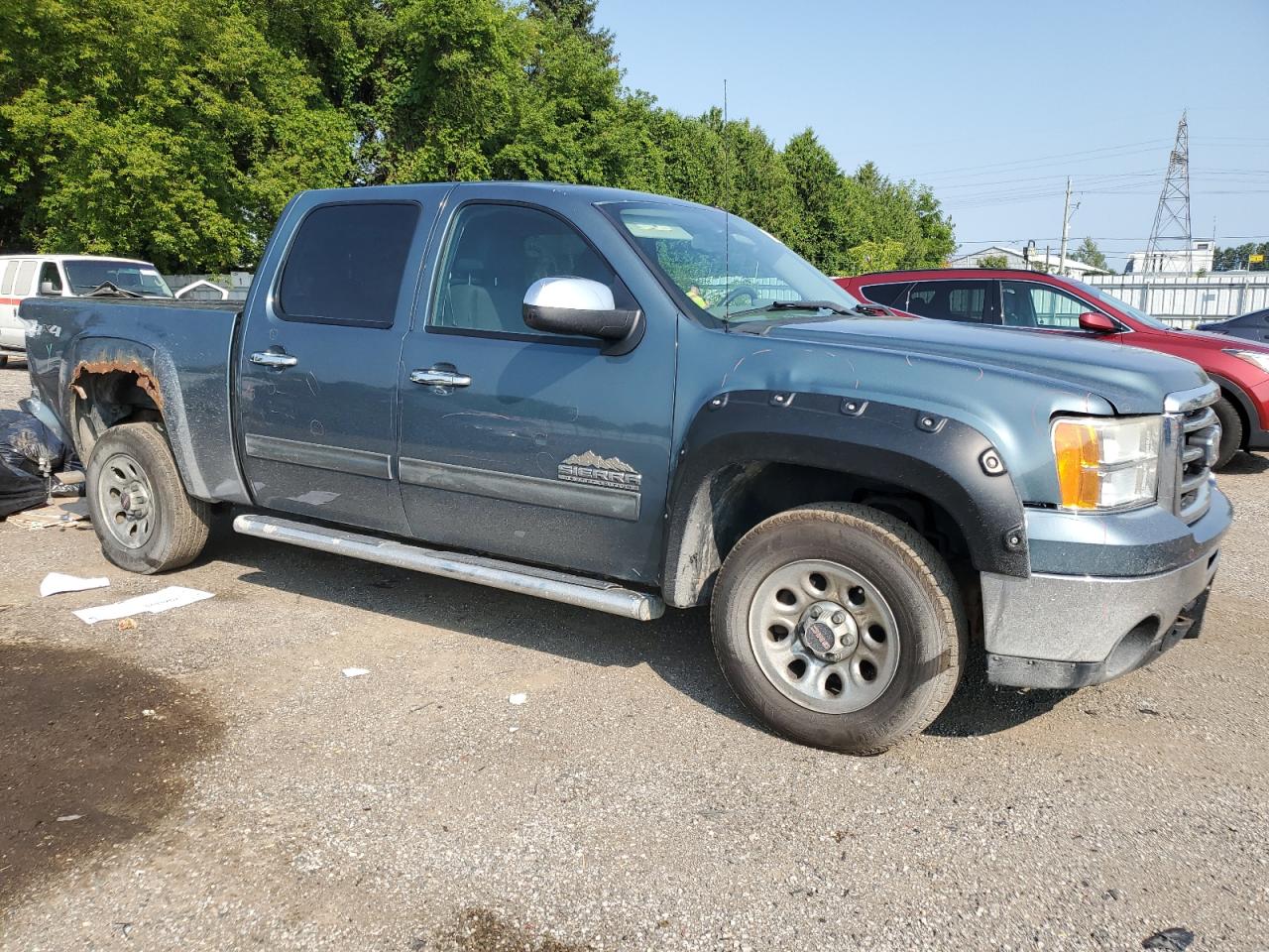 2012 GMC Sierra VIN 3GTP2UEA2CG178977 Copart auction photo, rear end / front end damage thumbnail 4