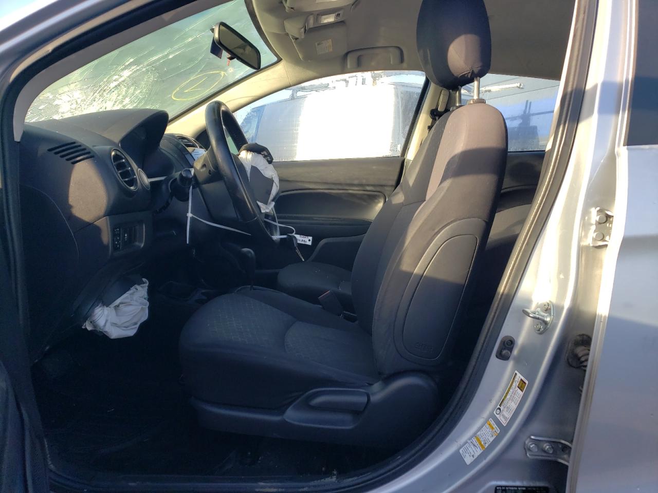 2015 Mitsubishi Mirage VIN ML32A4HJ1FH059212 Copart auction photo, front end damage thumbnail 7