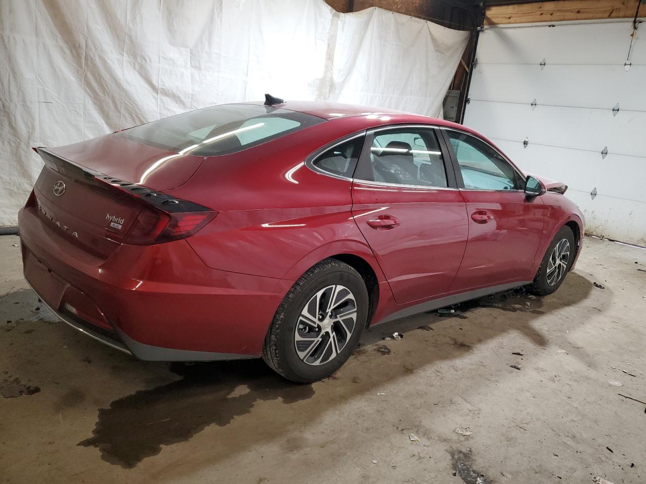 2023 Hyundai Sonata VIN KMHL24JJ2PA078138 Copart auction photo, front end / side damage thumbnail 3