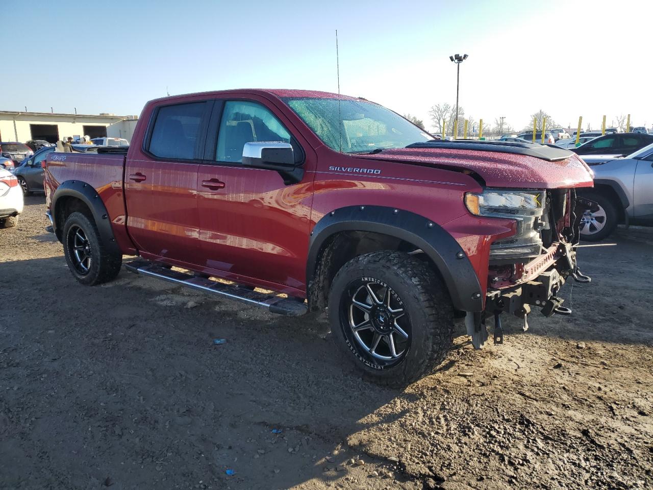 2019 Chevrolet Silverado VIN 1GCUYDED1KZ110647 Copart auction photo, front end / minor dent/scratches damage thumbnail 4