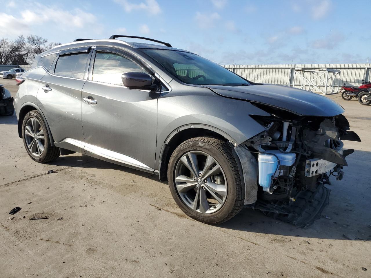 2020 Nissan Murano VIN 5N1AZ2DJ7LN123029 Copart auction photo, front end damage thumbnail 4